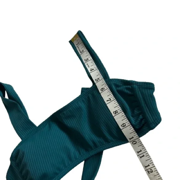 Xhilaration Women's Small Green Teal Beach/Pool Wear Bikini Swim Top - Picture 9 of 11